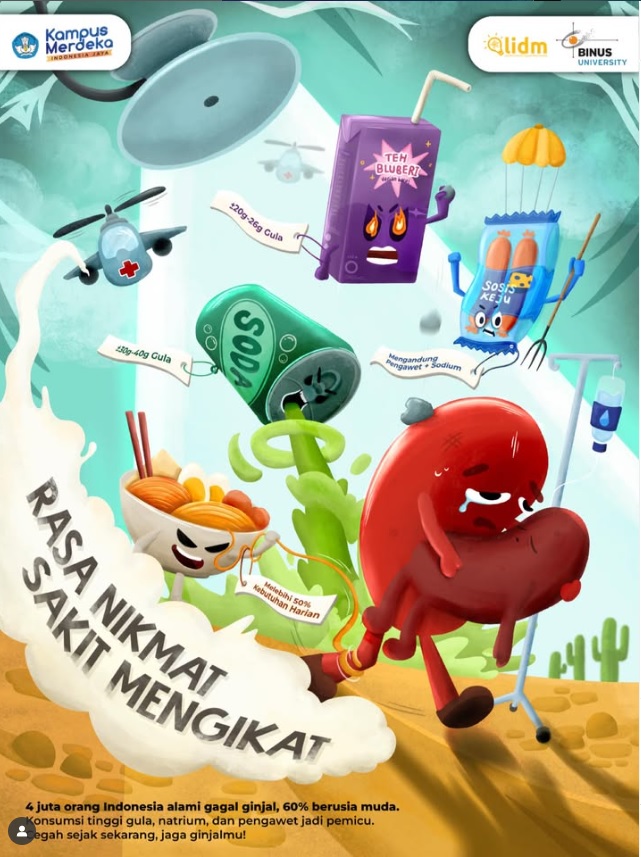 Divisi Poster Digital Pendidikan – 031038 – SPP – “Rasa Nikmat, Sakit Mengikat”