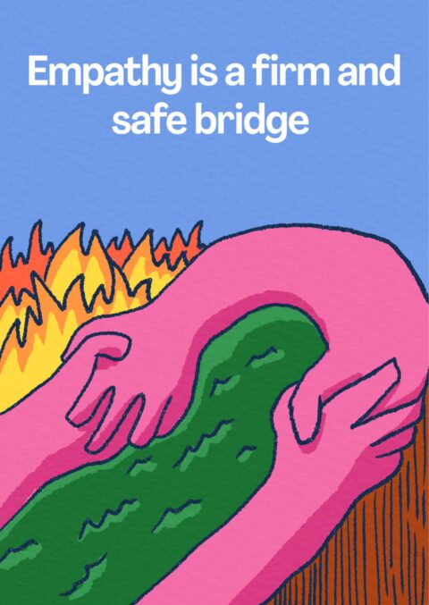 Empathy is a Firm and Safe Bridge karya Michelle Valencia Surjadi &ndash; 2602063491